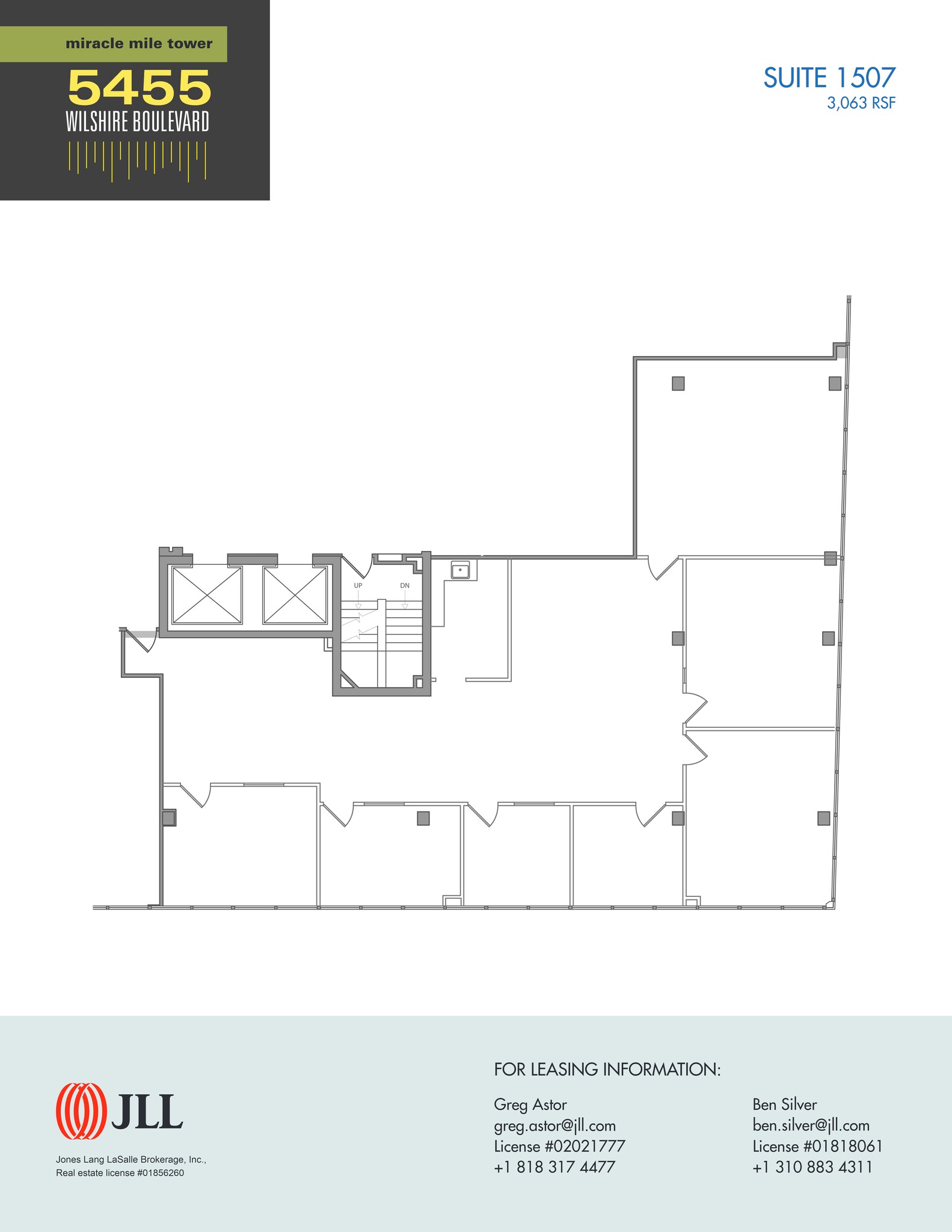 5455 Wilshire Blvd, Los Angeles, CA en alquiler Plano del sitio- Imagen 1 de 1