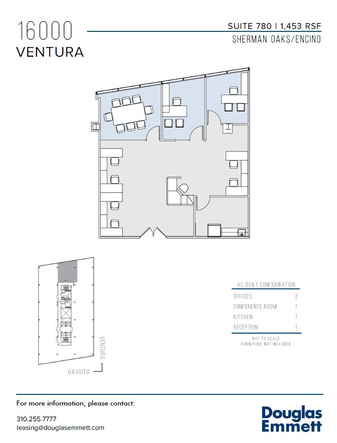 16000 Ventura Blvd, Encino, CA en alquiler Plano de la planta- Imagen 1 de 1