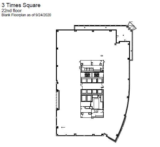 3 Times Sq, New York, NY en alquiler Plano de la planta- Imagen 1 de 5