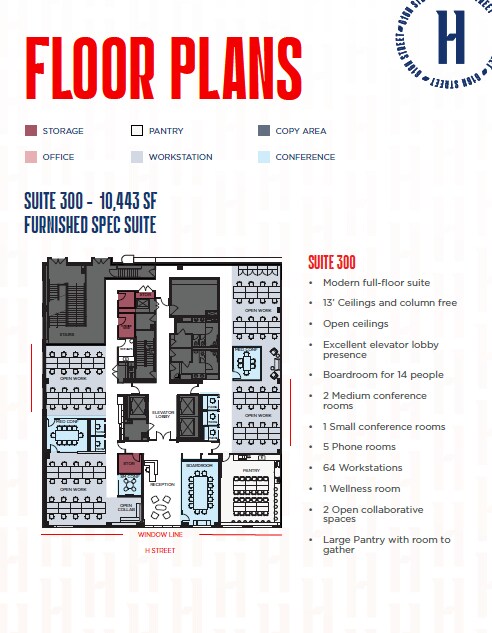 701 7th St NW, Washington, DC en alquiler Plano de la planta- Imagen 1 de 1