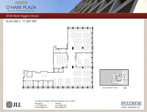 8725 W Higgins Rd, Chicago, IL en alquiler Plano de la planta- Imagen 1 de 1