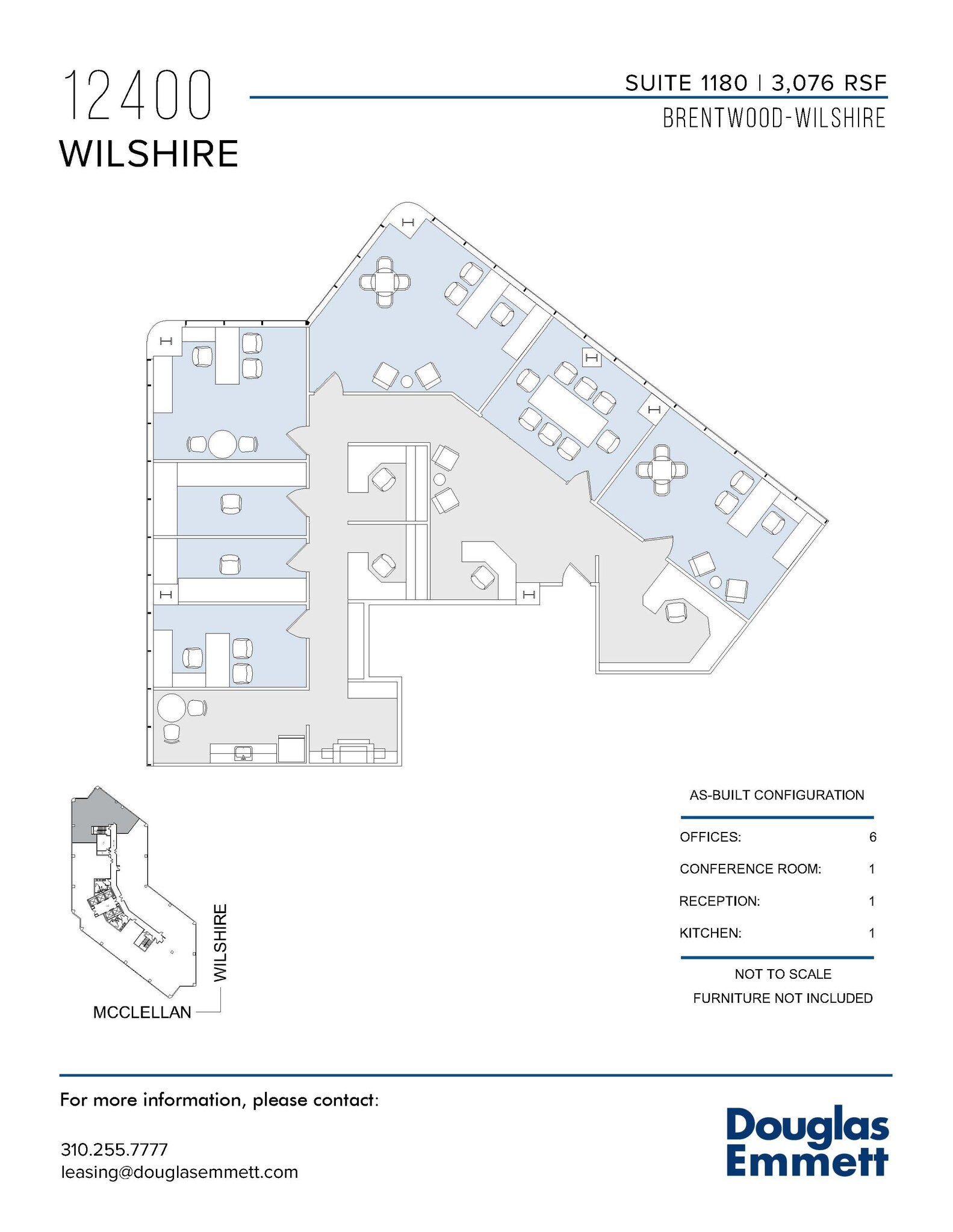 12400 Wilshire Blvd, Los Angeles, CA en alquiler Plano de la planta- Imagen 1 de 1