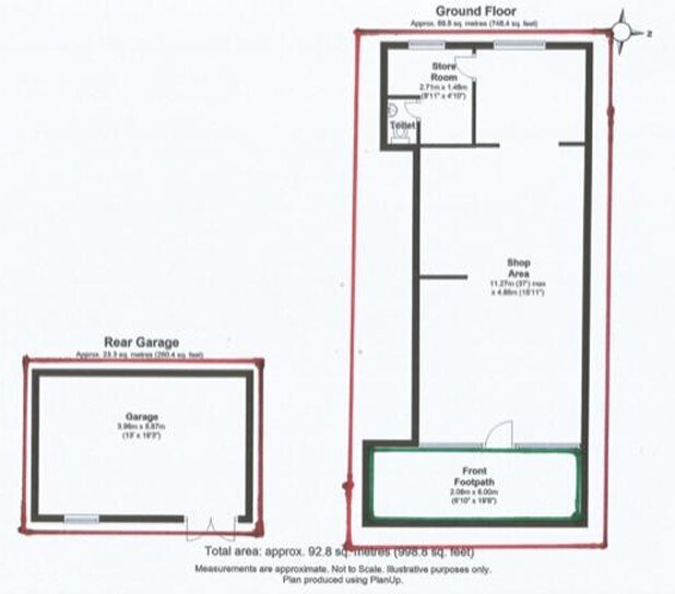 28 Crown Rd, Twickenham en venta - Plano de la planta - Imagen 2 de 2