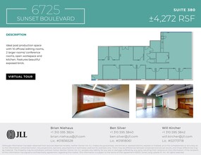 6725 W Sunset Blvd, Los Angeles, CA en alquiler Plano del sitio- Imagen 1 de 5