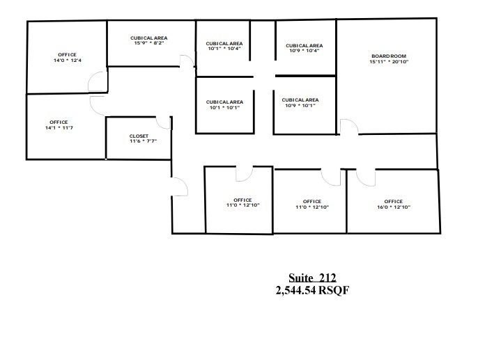 2201 Main St, Dallas, TX en alquiler Plano de la planta- Imagen 1 de 1