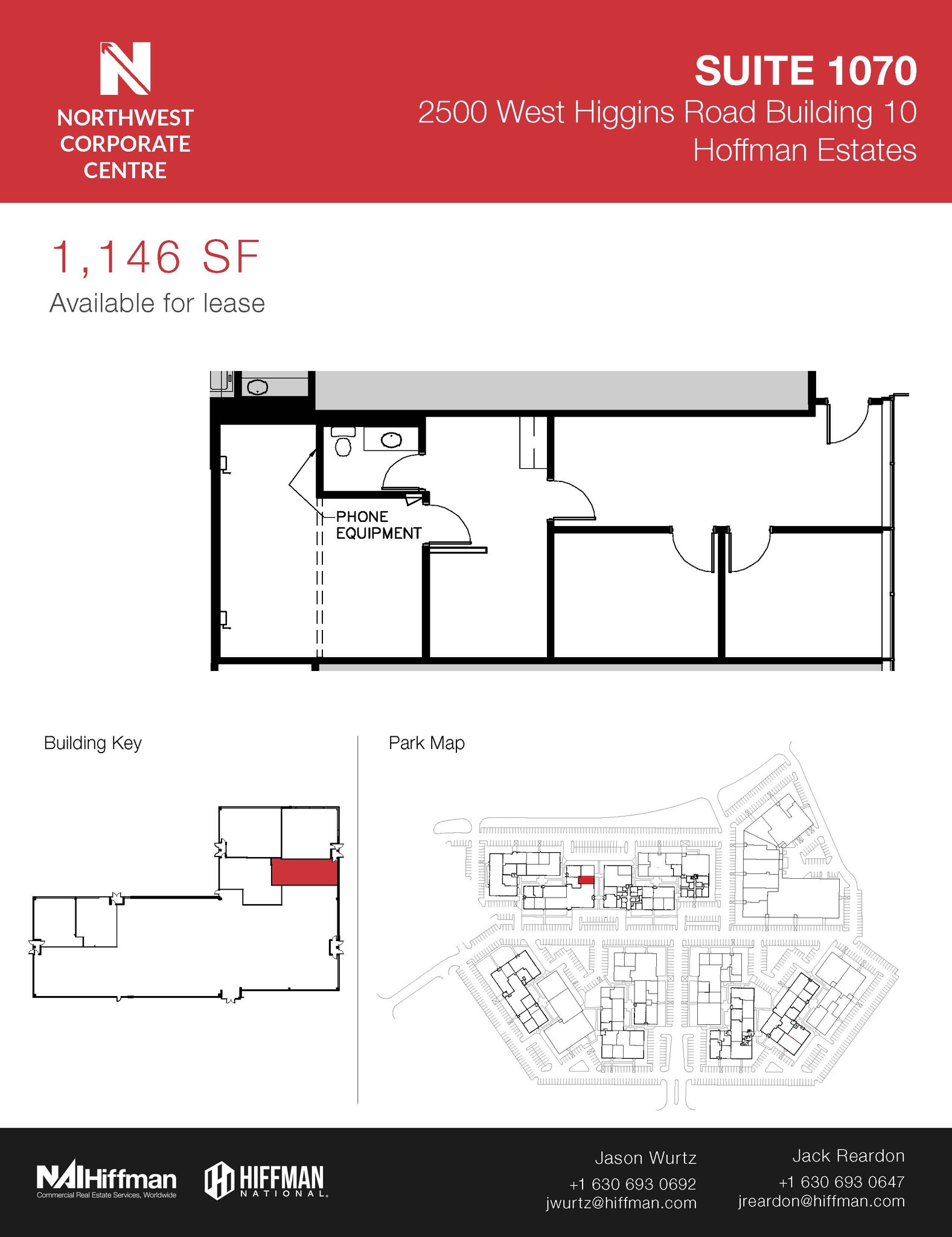 2500 W Higgins Rd, Hoffman Estates, IL en alquiler Plano de la planta- Imagen 1 de 1