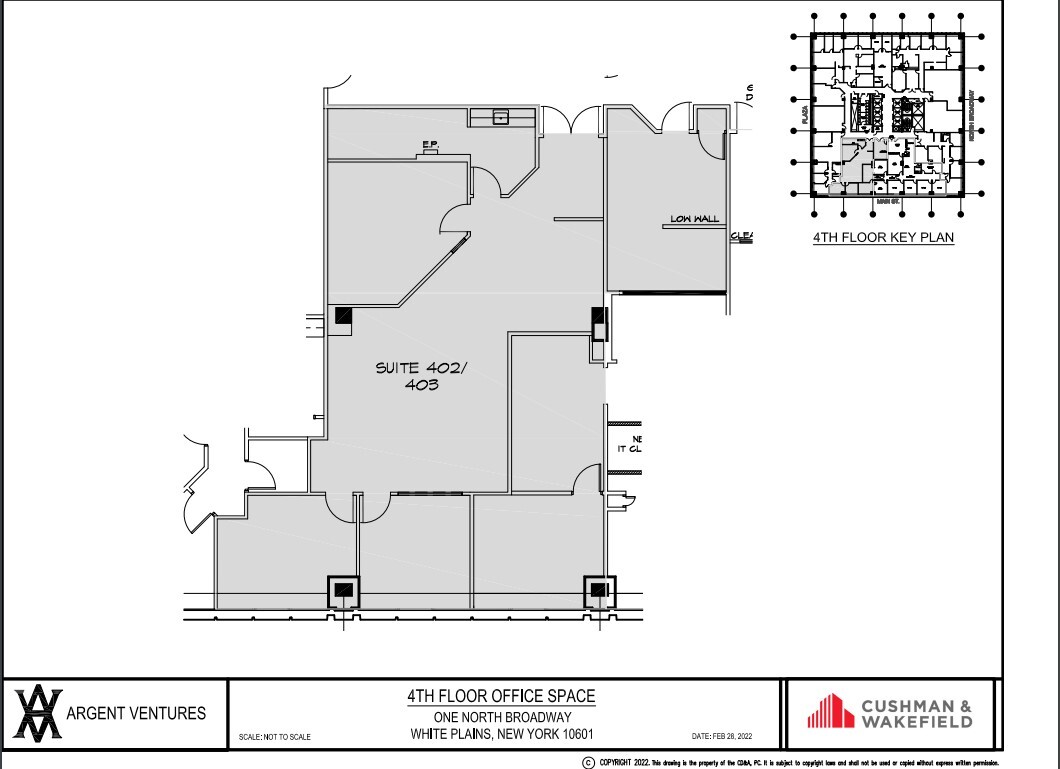 1 N Broadway, White Plains, NY en alquiler Plano de la planta- Imagen 1 de 1