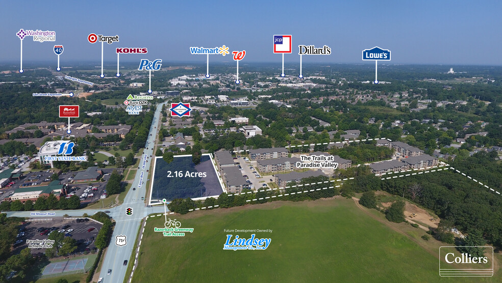 NWC E Joyce & N Old Missouri Road blvd, Fayetteville, AR en venta - Foto principal - Imagen 1 de 3