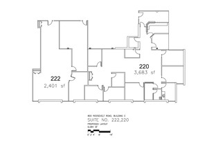 800 Roosevelt Rd, Glen Ellyn, IL en alquiler Plano de la planta- Imagen 2 de 2