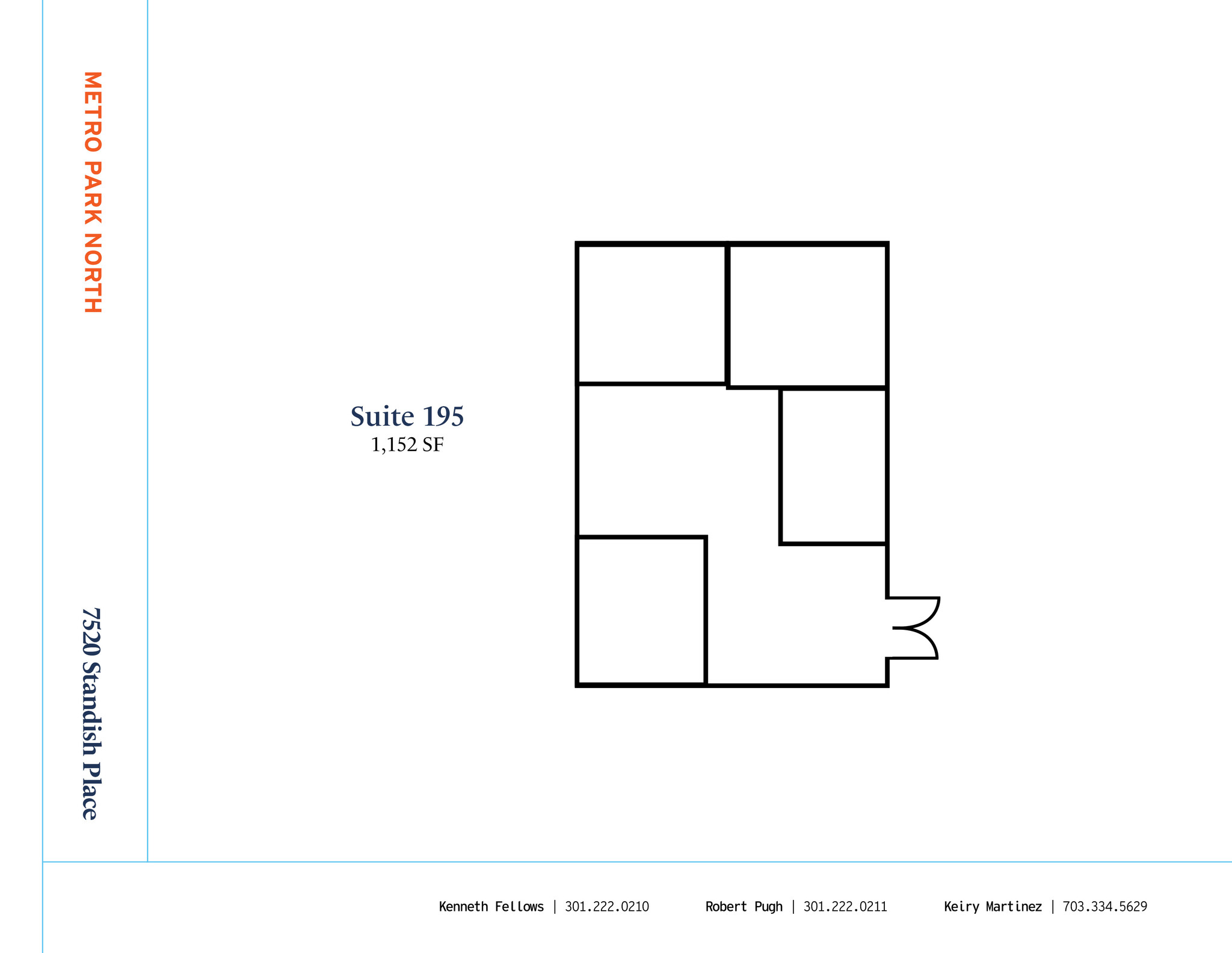 7529 Standish Pl, Rockville, MD en alquiler Plano de la planta- Imagen 1 de 1