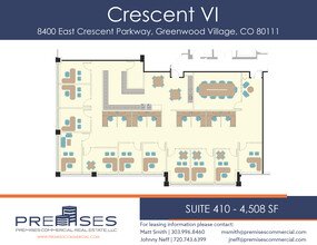 8400 E Crescent Pky, Greenwood Village, CO en alquiler Plano de la planta- Imagen 1 de 1