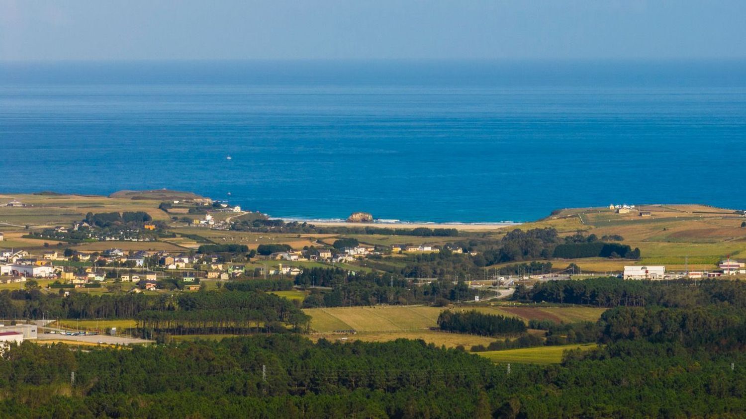 Bouza, Castropol, Asturias en venta Vista aérea- Imagen 1 de 6