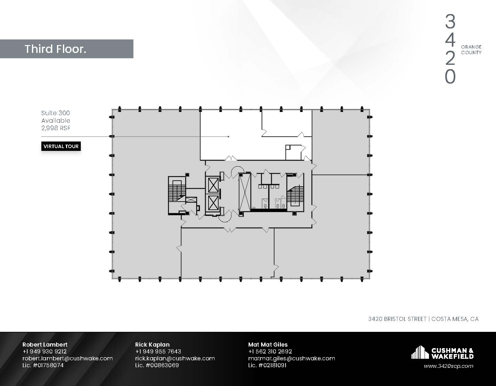 650 Town Center Dr, Costa Mesa, CA en alquiler Plano de la planta- Imagen 1 de 1