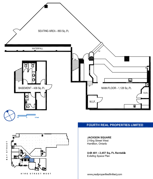 100, 110, and 120 King St W, Hamilton, ON en alquiler Plano de la planta- Imagen 1 de 1