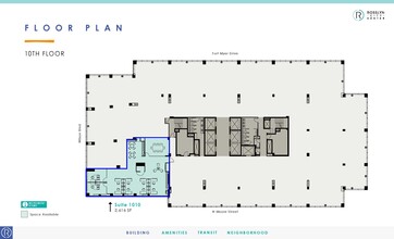 1700 N Moore St, Arlington, VA en alquiler Plano de la planta- Imagen 1 de 1