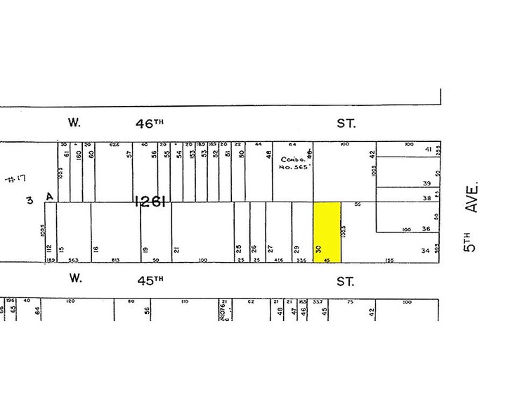 7 W 45th St, New York, NY en alquiler - Plano de solar - Imagen 3 de 11