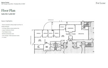 5550 Topanga Canyon Blvd, Woodland Hills, CA en alquiler Plano de la planta- Imagen 1 de 1