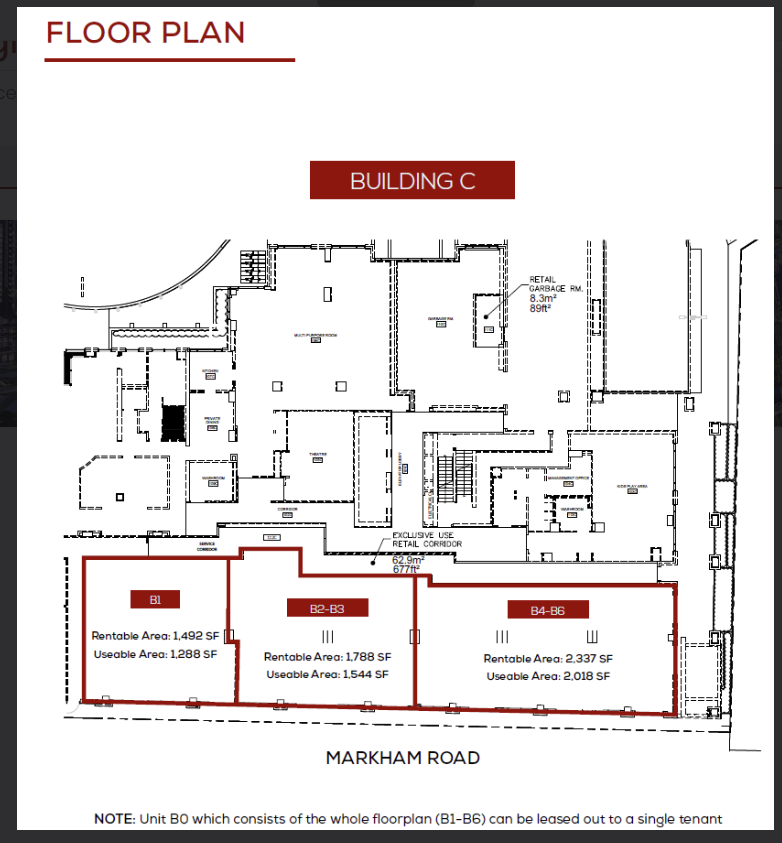 1-2 Meadowglen Pl, Toronto, ON en alquiler Plano de la planta- Imagen 1 de 1