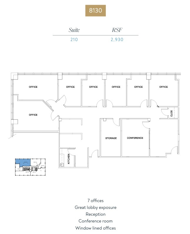 8100 Boone Blvd, Vienna, VA en alquiler Plano de la planta- Imagen 1 de 4