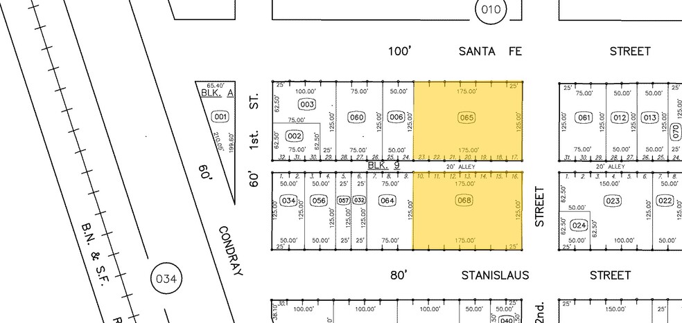 6625 2nd St, Riverbank, CA en venta - Plano de solar - Imagen 2 de 2