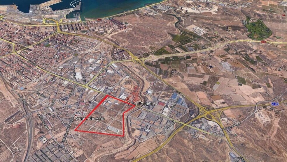Terreno en Alicante (Alacant), Alicante en venta - Vista aérea - Imagen 2 de 3