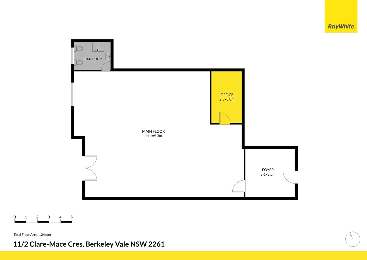 2-4 Clare-Mace Cres, Berkeley Vale, NSW 2261 - Unidad 11 -  - Plano de la planta - Image 1 of 6