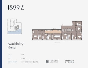 1899 L St NW, Washington, DC en alquiler Plano de la planta- Imagen 2 de 2