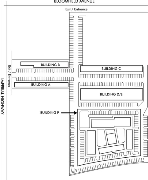 12631 E Imperial Hwy, Santa Fe Springs, CA en alquiler - Plano del sitio - Imagen 2 de 3