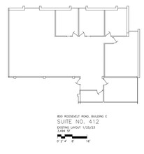 800 Roosevelt Rd, Glen Ellyn, IL en alquiler Plano de la planta- Imagen 1 de 1