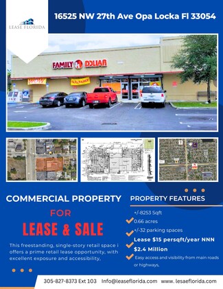 Más detalles para 16525 NW 27th Ave, Miami Gardens, FL - Locales en alquiler