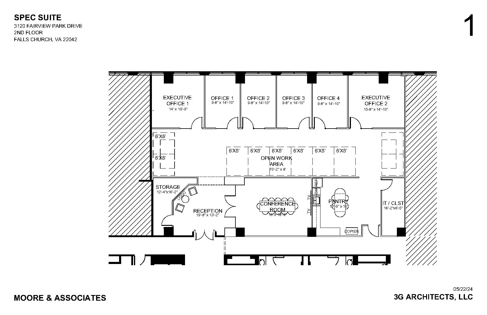 3120 Fairview Park Dr, Falls Church, VA en alquiler Plano de la planta- Imagen 1 de 2