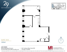 29 E Madison St, Chicago, IL en alquiler Plano de la planta- Imagen 1 de 7