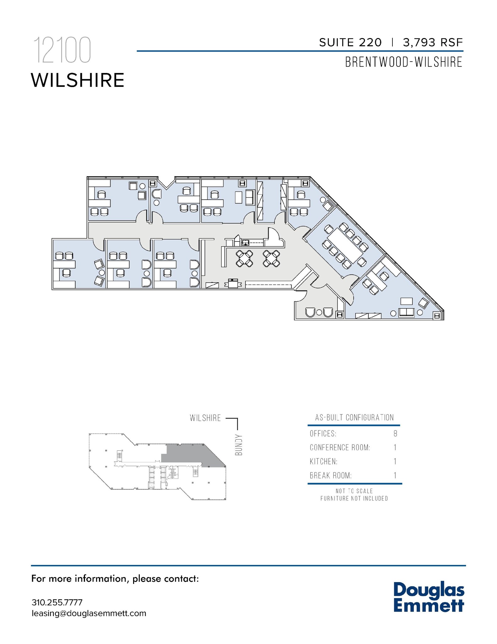 12100 Wilshire Blvd, Los Angeles, CA en alquiler Plano de la planta- Imagen 1 de 1