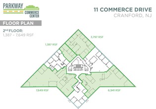 20 Commerce Dr, Cranford, NJ en alquiler Plano de la planta- Imagen 1 de 3