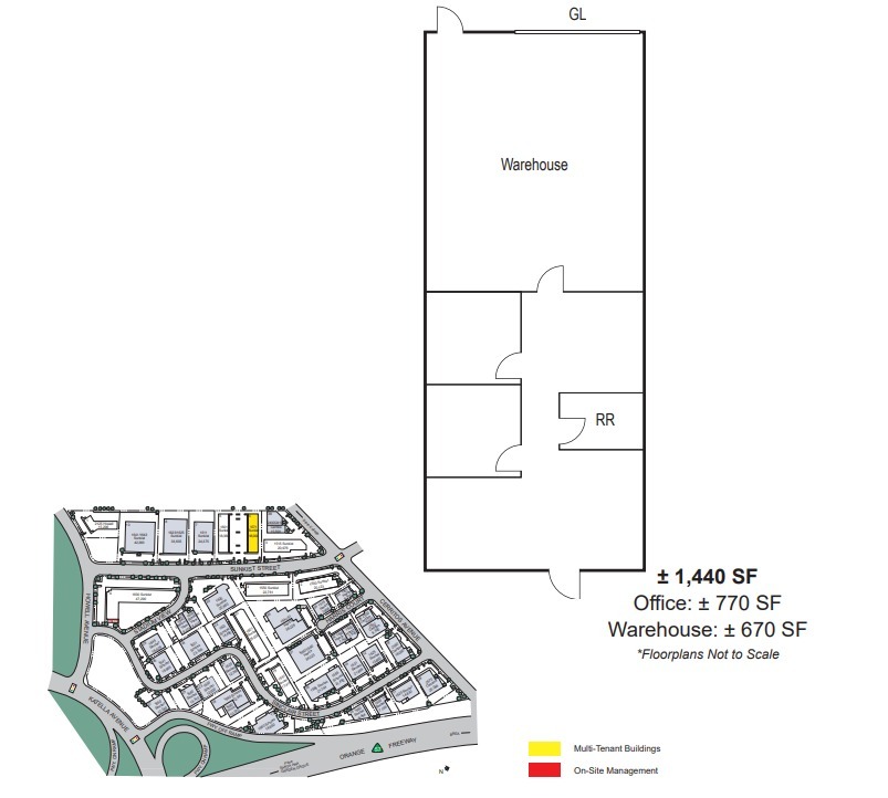 1591 S Sinclair St, Anaheim, CA en alquiler Plano de la planta- Imagen 1 de 1