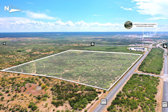 SEQ of Mines Rd & Hwy 255 (Camino Columbia Rd), Laredo, TX - VISTA AÉREA  vista de mapa - Image1