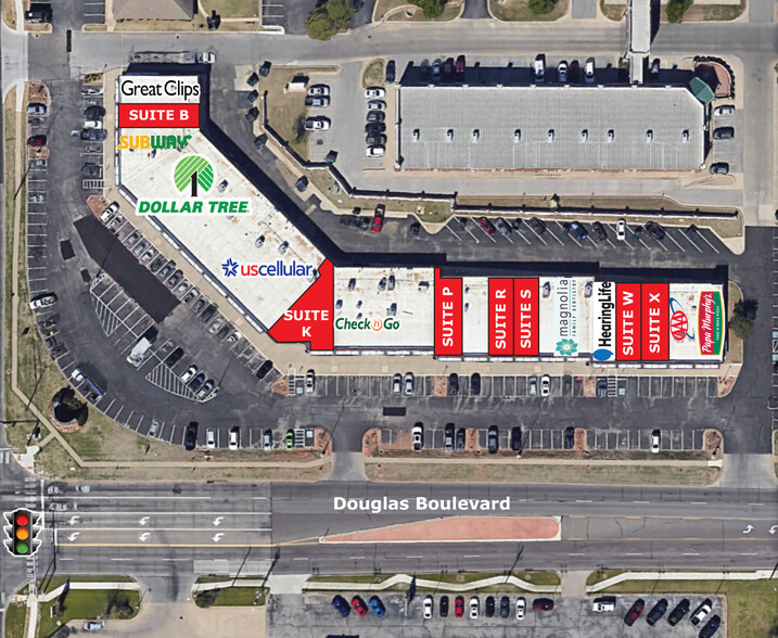 101 N Douglas Blvd, Midwest City, OK en alquiler - Plano del sitio - Imagen 2 de 5