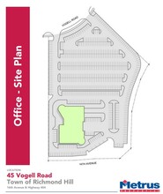 45 Vogell Rd, Richmond Hill, ON en alquiler Plano del sitio- Imagen 1 de 2