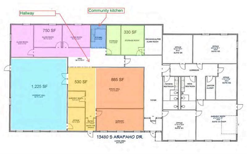 13460 S Arapaho Dr, Olathe, KS en alquiler Plano de la planta- Imagen 1 de 1