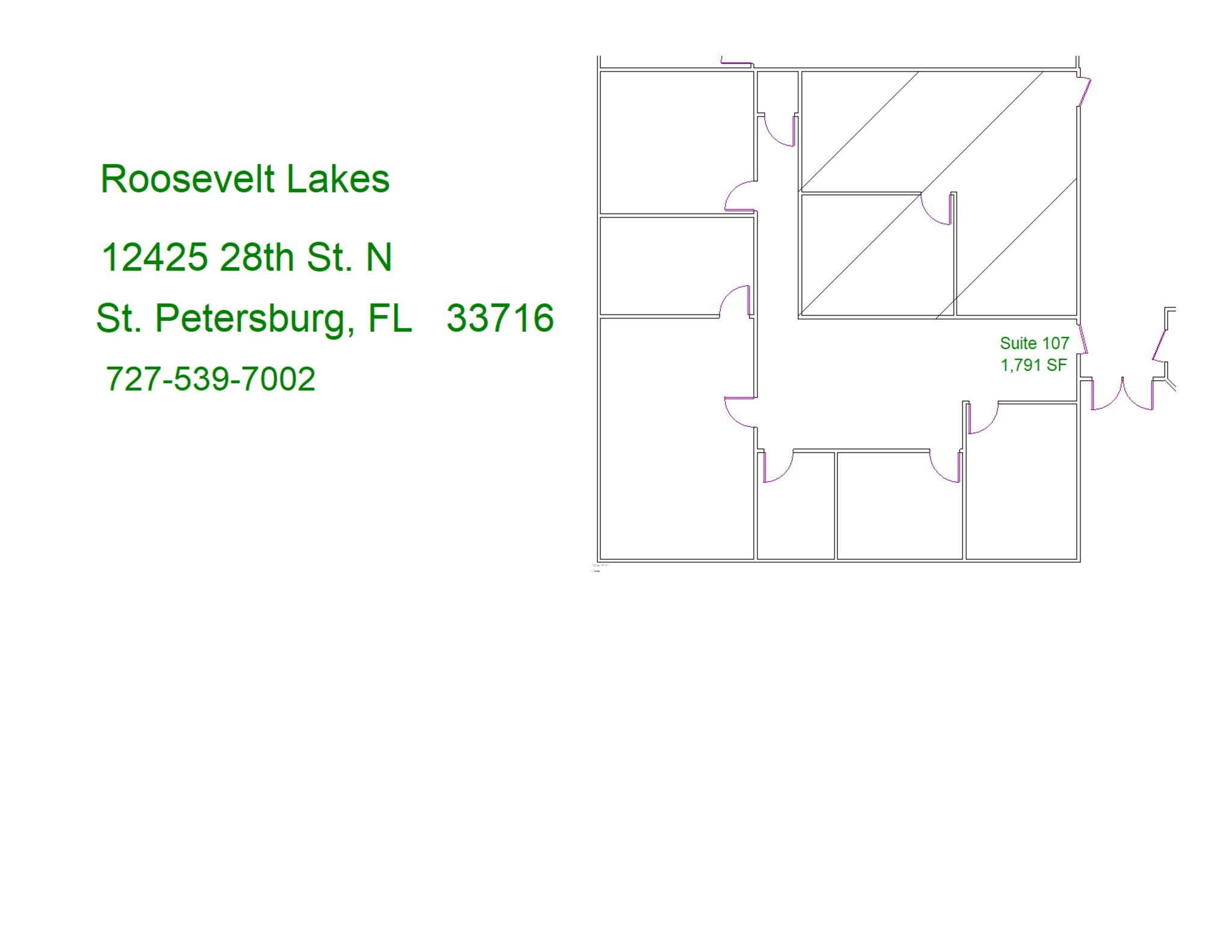 12425 28th St N, Saint Petersburg, FL en alquiler Plano del sitio- Imagen 1 de 1