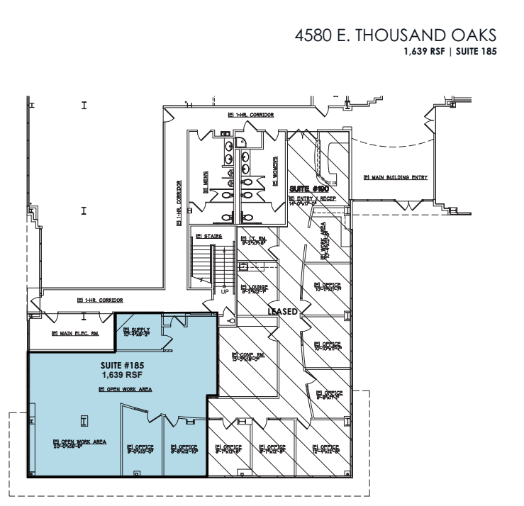 4580 E Thousand Oaks Blvd, Westlake Village, CA en alquiler Plano de la planta- Imagen 1 de 1