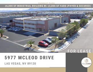 Más detalles para 5977 McLeod Dr, Las Vegas, NV - Nave en alquiler