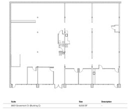 8565-8637 Grovemont Cir, Gaithersburg, MD en alquiler Plano de la planta- Imagen 1 de 1