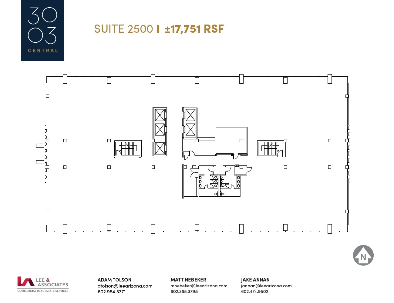 3003 N Central Ave, Phoenix, AZ en venta Plano de la planta- Imagen 1 de 1