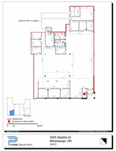 5055 Satellite Dr, Mississauga, ON en alquiler Plano de la planta- Imagen 1 de 1