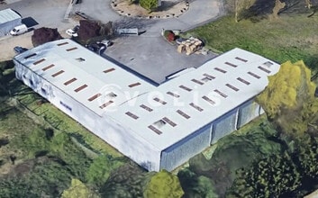 SAINT-SYMPHORIEN-D'OZON - Aérea  vista de mapa