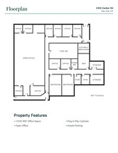 2304-2306 Zanker Rd, San Jose, CA en alquiler Plano de la planta- Imagen 1 de 7