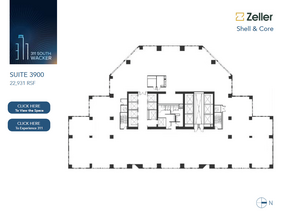 311 S Wacker Dr, Chicago, IL en alquiler Plano de la planta- Imagen 1 de 9