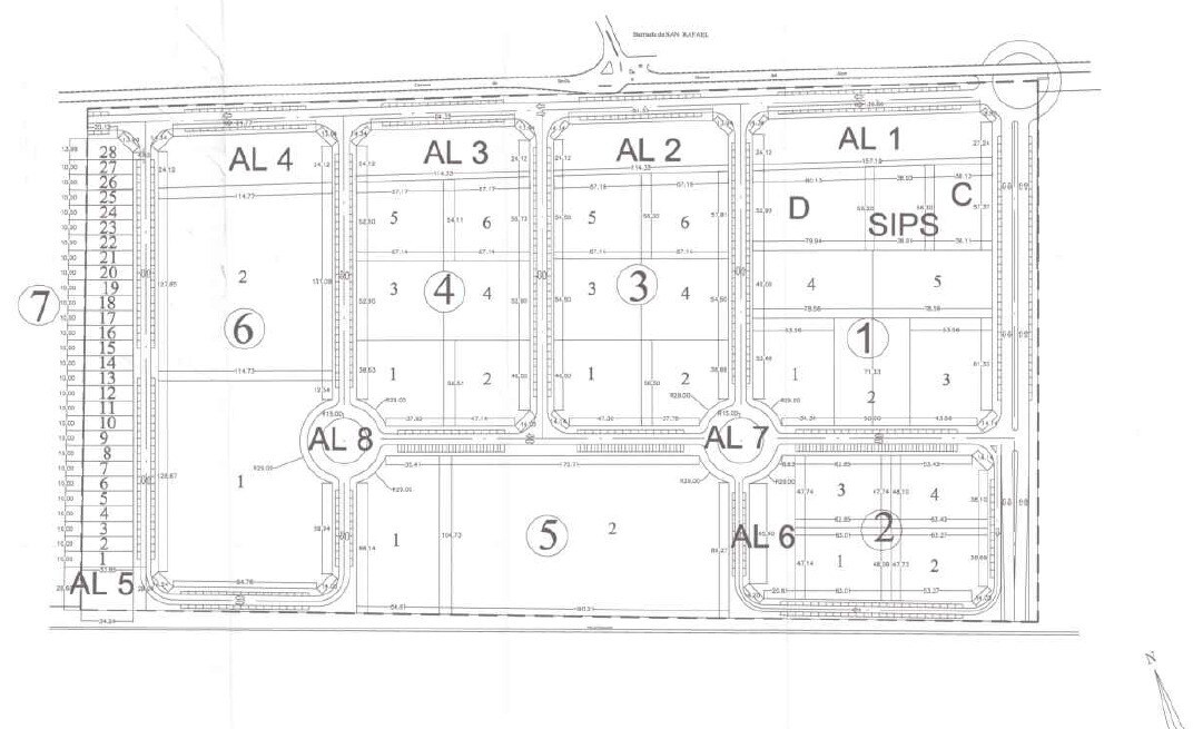 los Palillos, Alcalá de Guadaíra, Sevilla en venta Plano de la planta- Imagen 1 de 14
