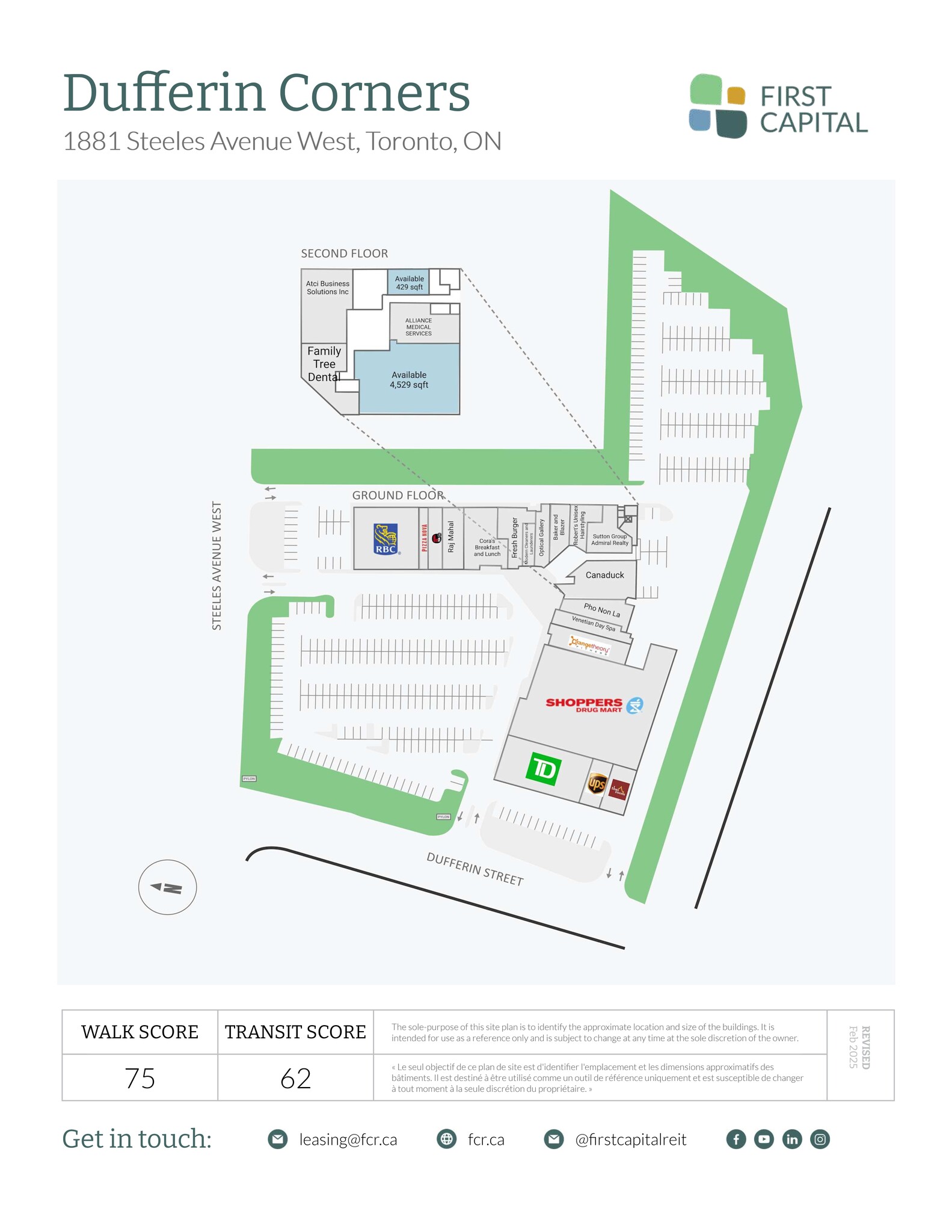 1881 Steeles Ave W, Toronto, ON en alquiler Plano del sitio- Imagen 1 de 1